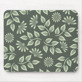 Alfombrilla De Ratón Patrón de flores de primavera