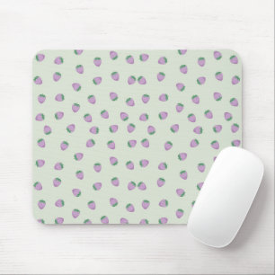 Alfombrilla De Ratón Patrón de Fresas Moradas