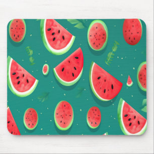 Alfombrilla De Ratón Patrón de frutas con sandía