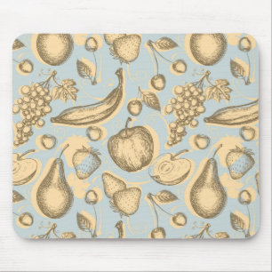 Alfombrilla De Ratón Patrón de frutos de cosecha