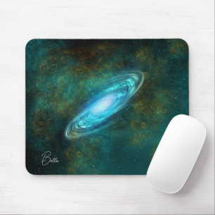 Alfombrilla De Ratón Patrón de galaxia cósmica celestial