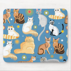 Alfombrilla De Ratón Patrón de gato