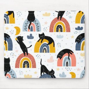 Alfombrilla De Ratón Patrón de gato
