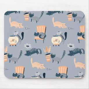 Alfombrilla De Ratón Patrón de gato