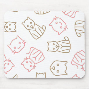 Alfombrilla De Ratón Patrón de gato
