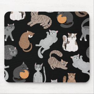 Alfombrilla De Ratón Patrón de gato