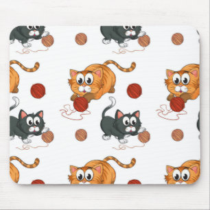 Alfombrilla De Ratón Patrón de gato