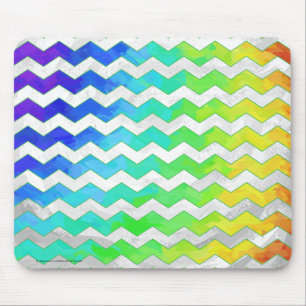 Alfombrilla De Ratón Patrón de hielo Icy Chevron