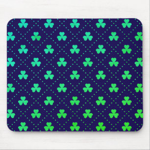 Alfombrilla De Ratón Patrón de hojas de trébol San Patricio Día-23223