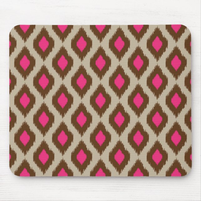 Alfombrilla De Ratón Patrón de ikat moderno (Frente)