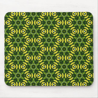 Alfombrilla De Ratón Patrón de la Sociedad Mágica Verde