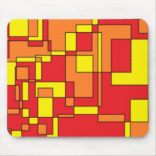 Alfombrilla De Ratón Patrón de ladrillo abstracto