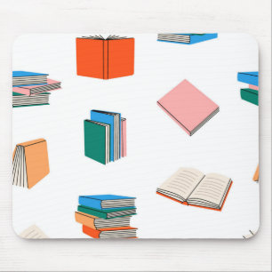 Alfombrilla De Ratón Patrón de libro