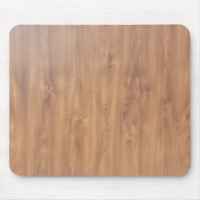 Alfombrilla De Ratón Patrón de madera oscura (Frente)