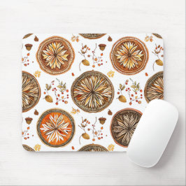 Alfombrilla De Ratón Patrón de Mandala de otoño