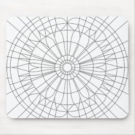Alfombrilla De Ratón Patrón de Mandala Geométrico