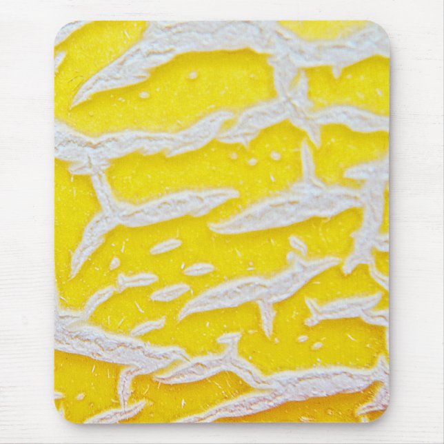 Alfombrilla De Ratón Patrón de melón amarillo (Frente)