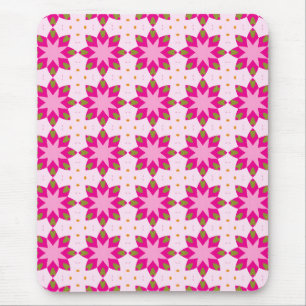 Alfombrilla De Ratón Patrón de mosaico de pétalo rosa