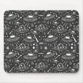 Alfombrilla De Ratón Patrón de nave espacial