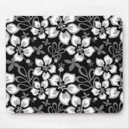 Alfombrilla De Ratón PATRÓN DE OLA DE JUNGla EN NEGRO