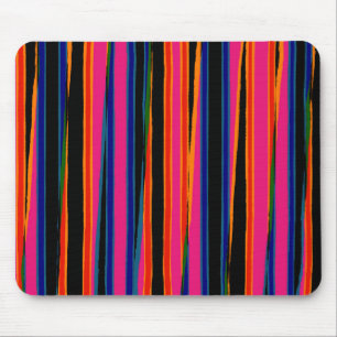 Alfombrilla De Ratón Patrón de papel cortado colorido
