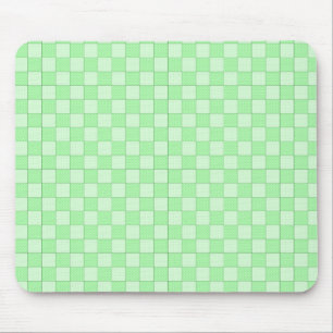 Alfombrilla De Ratón Patrón de patchwork verde