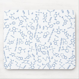 Alfombrilla De Ratón Patrón de patrón de diagrama de química mecha de r