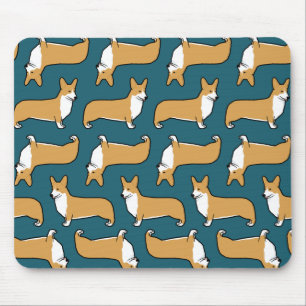 Alfombrilla De Ratón Patrón de Pembroke Welsh Corgis