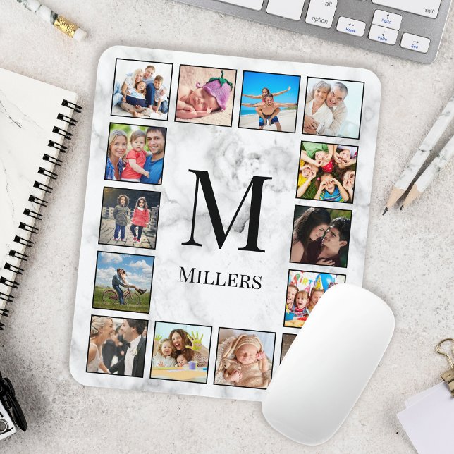 Alfombrilla De Ratón Patrón de Piedra de Mármol Blanco (Subido por el creador)