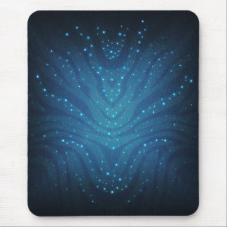 Alfombrilla De Ratón Patrón de piel alienígena azul bioluminiscente - A