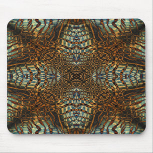 Alfombrilla De Ratón Patrón de piel de tigre Kaleidoscope