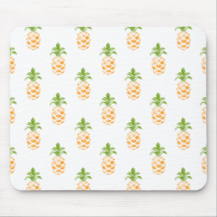 Alfombrilla De Ratón Patrón de piña acuarela