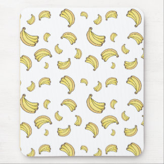 Alfombrilla De Ratón Patrón de plátano lindo | Estética de plátano dibu
