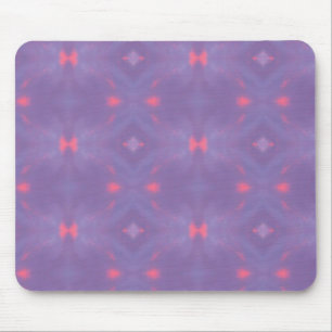 Alfombrilla De Ratón Patrón de primavera morado y rosado