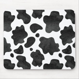Alfombrilla De Ratón Patrón de puntos de vaca Impresión de animales bla