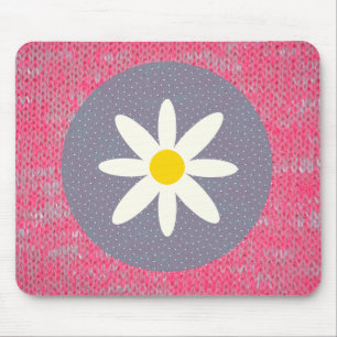 Alfombrilla De Ratón Patrón de quemado rosa Arte de paz amor destino