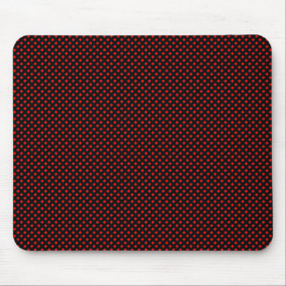 Alfombrilla De Ratón Patrón de red negro con rojo