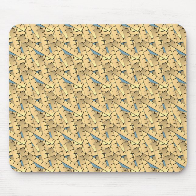 Alfombrilla De Ratón Patrón de reglas (Frente)