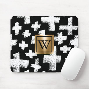 Alfombrilla De Ratón Patrón de resumen de pincel