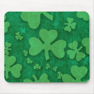 Alfombrilla De Ratón Patrón de Shamrock