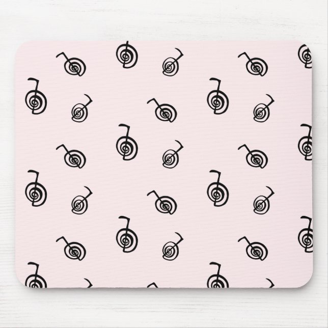 Alfombrilla De Ratón Patrón de símbolos de Reiki - almohadilla de ratón (Frente)