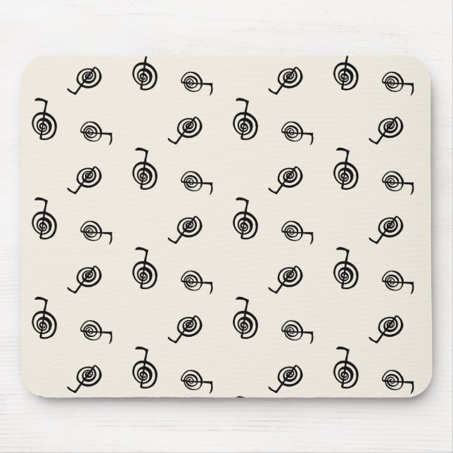 Alfombrilla De Ratón Patrón de símbolos de Reiki - almohadilla de ratón (Frente)