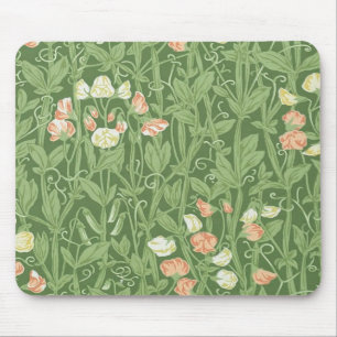 Alfombrilla De Ratón Patrón de Sweet Pea de William Morris Botánico Vin