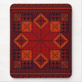 Alfombrilla De Ratón Patrón de tatuajes de bordado palestino tradiciona