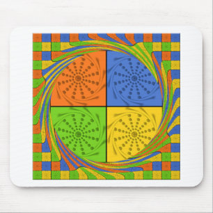 Alfombrilla De Ratón Patrón de tejido conjunto sin soldadura egipcio