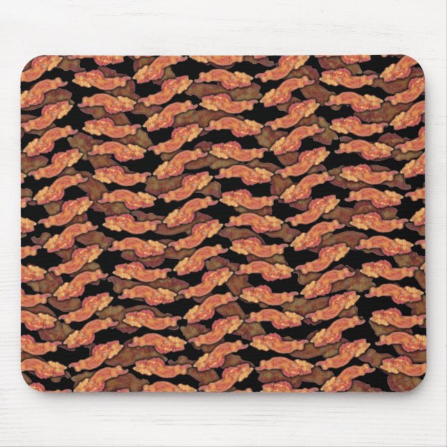 Alfombrilla De Ratón Patrón de tocino (Frente)