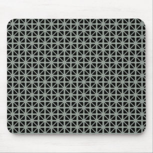 Alfombrilla De Ratón Patrón de triángulos negros