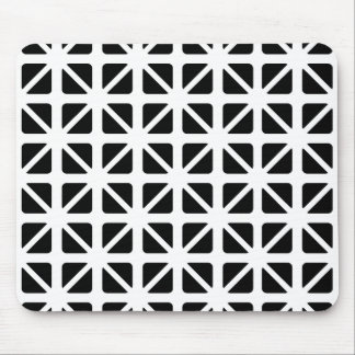 Alfombrilla De Ratón Patrón de triángulos negros
