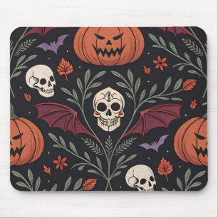 Alfombrilla De Ratón Patrón de vibraciones de Halloween
