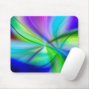 Alfombrilla De Ratón Patrón de vidrio abstracto colorido moderno